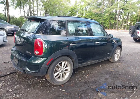 2013 Mini Countryman Cooper S из США, поврежденный, VIN WMWZC5C50DWP32695